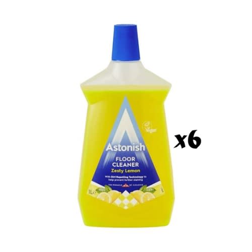 Zesty Lemon Floor Cleaner 1litre - 6PCS
