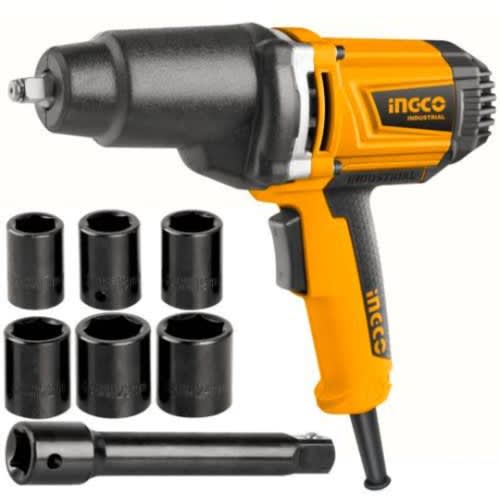 Ingco 1050w Industrial Electric Impact Wrench - 1/2" Drive -  550nm With Case
