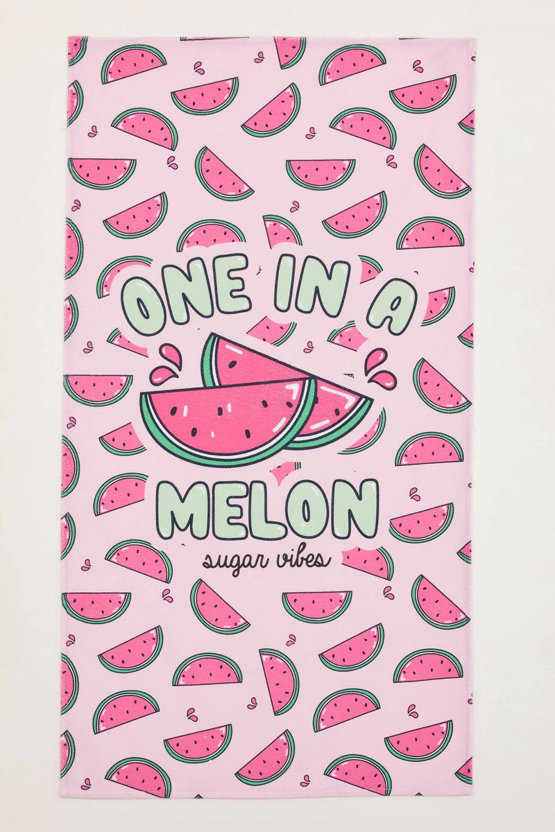 Girl Casual Towel - Pink
