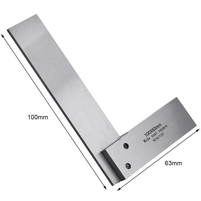 Right Angle L-shaped Gauge Carpenter's Ruler
