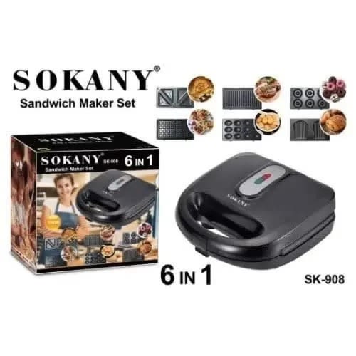Sandwich Maker Set 6-in-1- 750W