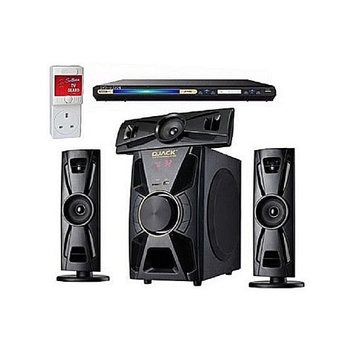 Djack X-bass 3.1ch Bluetooth Home Theatre+dvd Player+power Surge