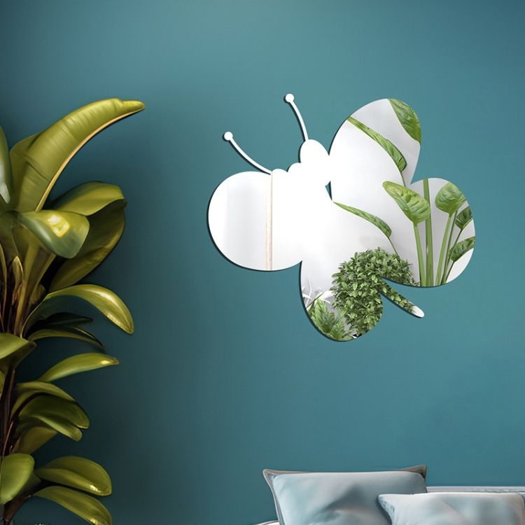 Acrylic Butterfly Stereo Wall Stickers Decoration Mirror