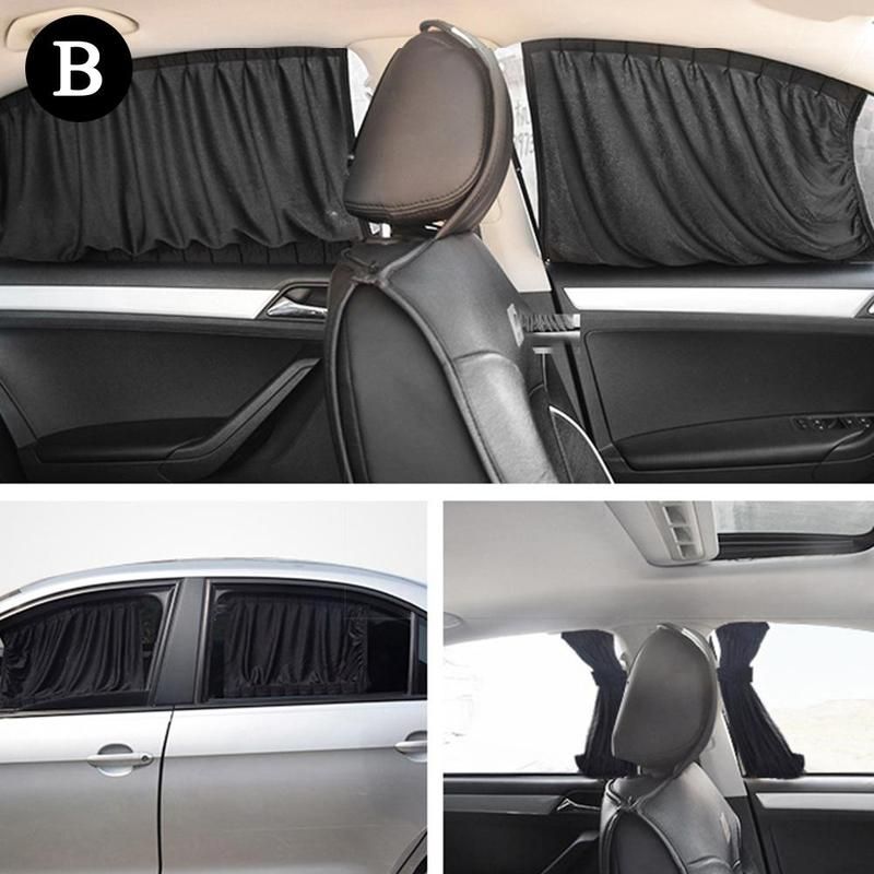 2Pcs Car Anti-UV Side Window Sunshades Parasol Car Window