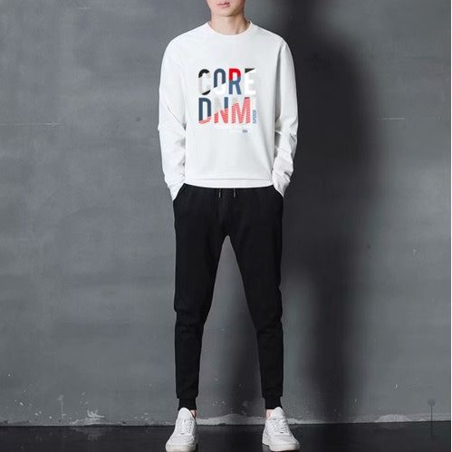 Men's Tracksuit Set - Jogger & Sweatpant -Black & White