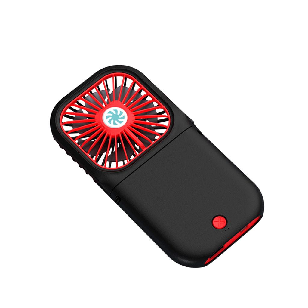 Mini Hand Charging Fan Folding Outdoor Hanging Neck Handheld Travel Treasure Fan Home 2020 Portable USB Fan New Rechargeable