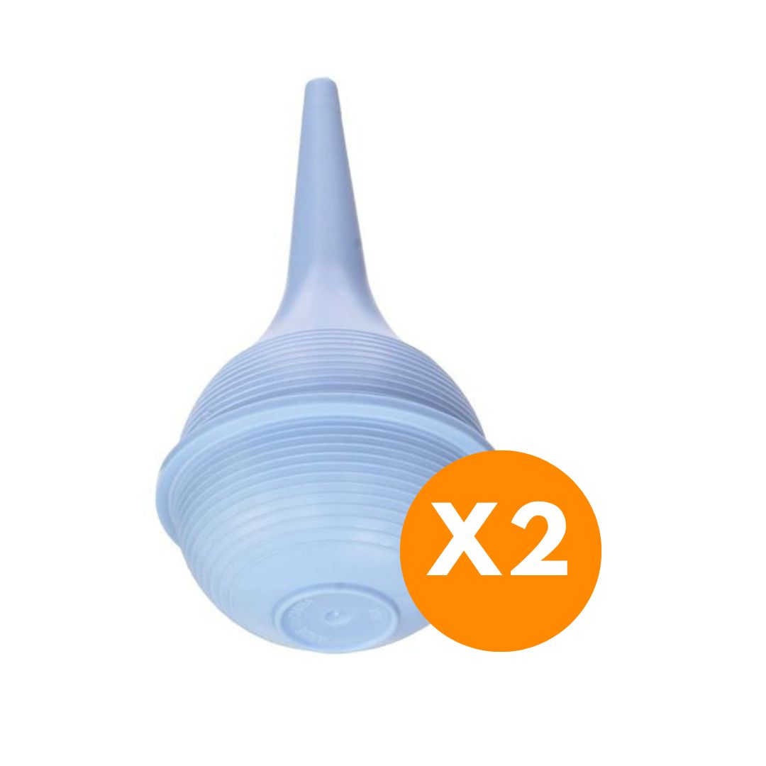 2 Bulb Nasal Aspirator, Mucus Sucker, Ear Syringe For Baby/Infant/Newborn