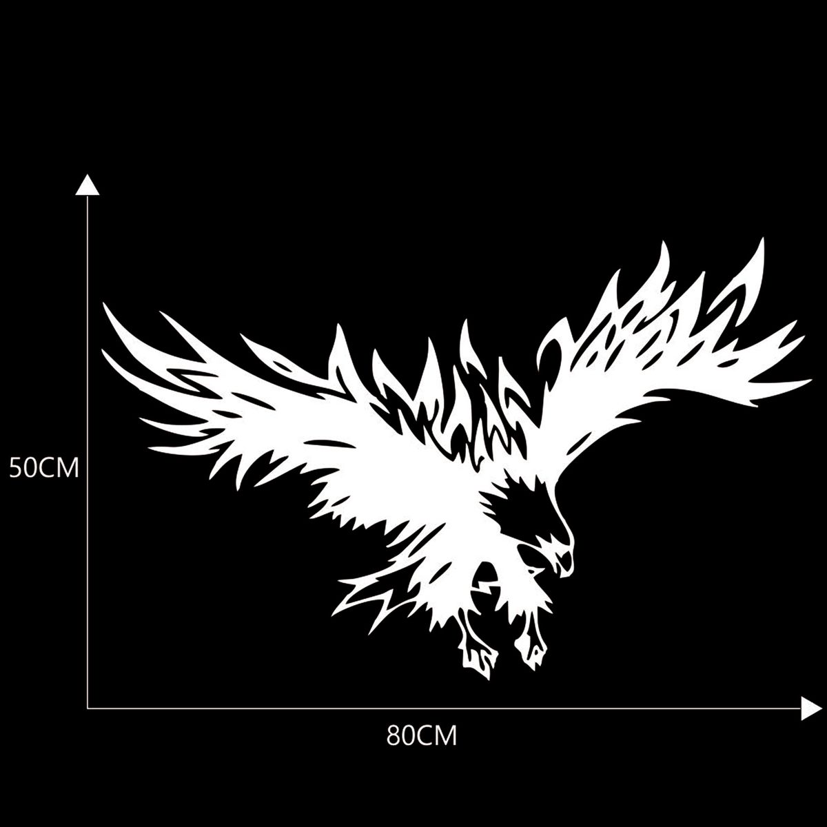 Car Decals Eagle-shaped Car Vinyl Sticker Decals For