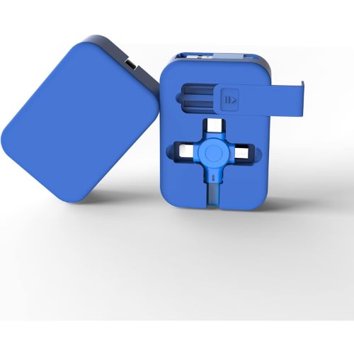 3in1 Data Cable Phone Charger Cord - Blue