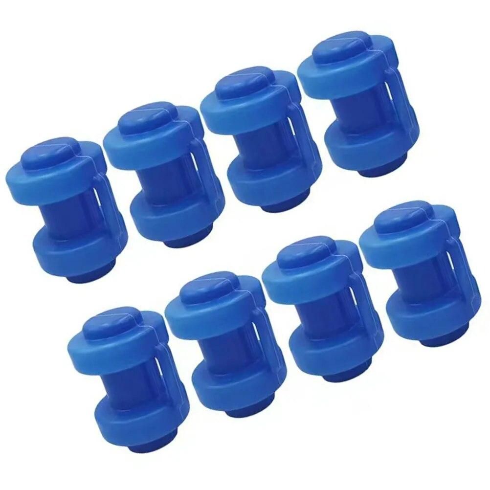 8 Pcs Steel Pipe Trampoline Tube Cover Child Kids Compact Part Thing Abs Wear-resistant Caps