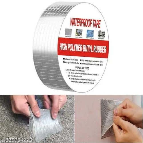 Roof Tape Polymer Butyl Waterproof Rubber Sealant Tape - 5cm