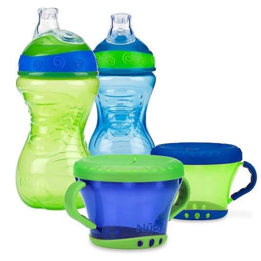 Spill-proof Baby Kids Toddler Baby Silicone Snack Pack