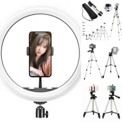 10" (26cm) Beauty Fill Ring Light Plus Hotpro Tripod Stand