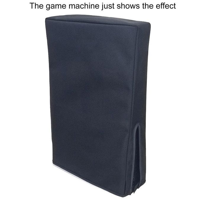 Waterproof Anti-S Rat H Game Prote Tive Outer  Asing For PS5 Game  Onsole-black-39*26*9CM