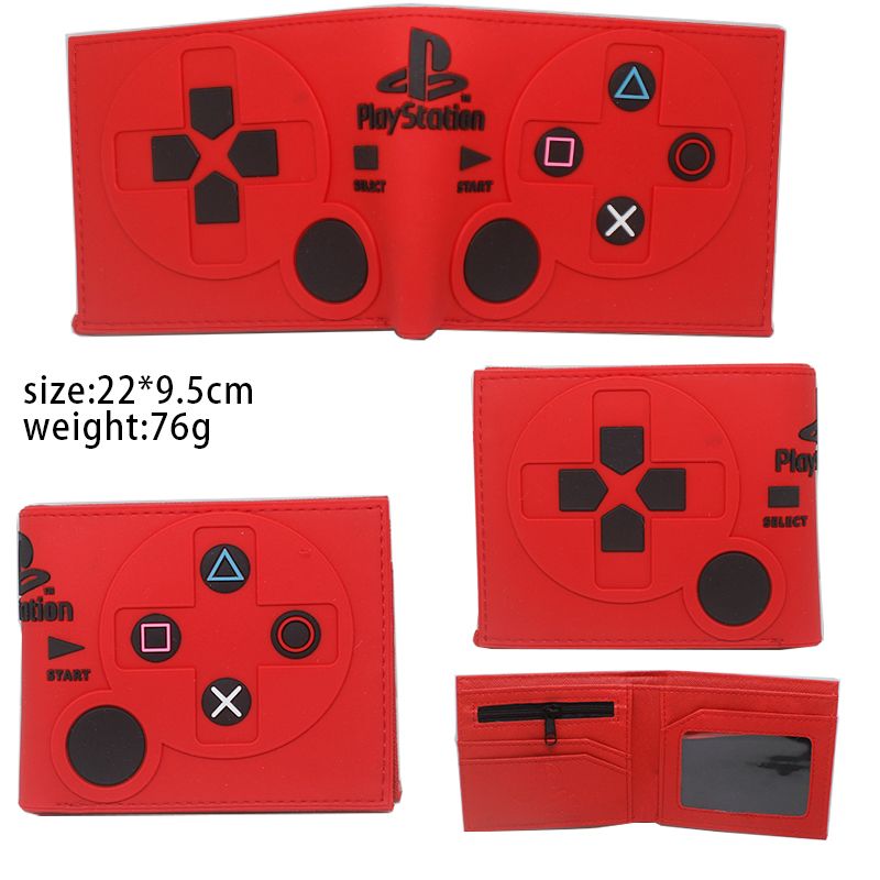 Game Play Station 4 Controller Handle PVC Wallet Boys Girls
