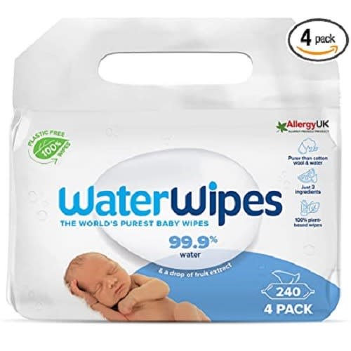 Waterwipes Baby Wipes - 4 X 60 Each