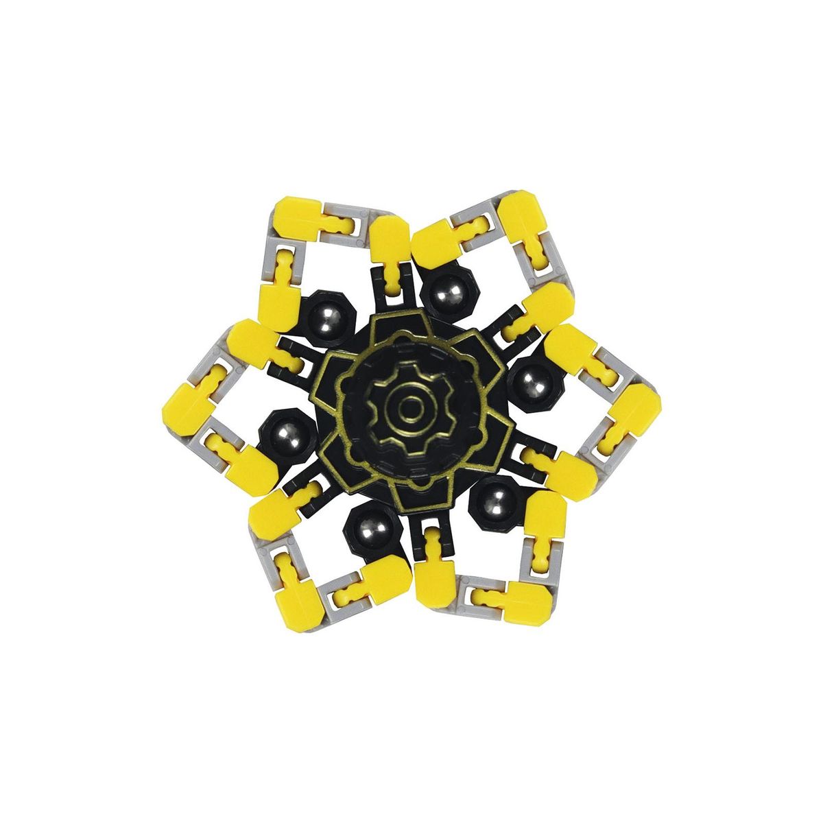 DIY Fidget Spinner Hand Finger Spinner Changeable Chain Shape 360&deg; High-speed Rotation Bearing Focus Toy for ADHD Anxiety Autism Adults Children Anti Stress