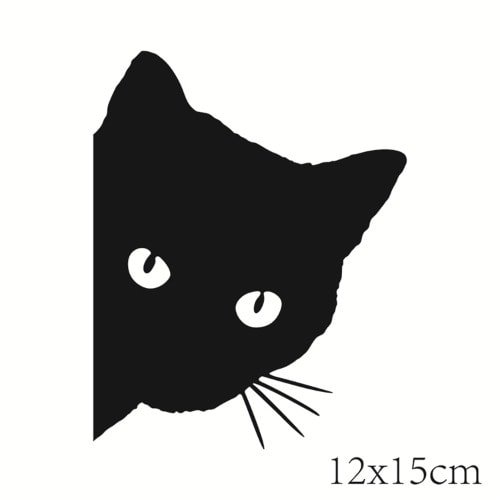 Cute Cat - Reflective Car Sticker - 1 Piece