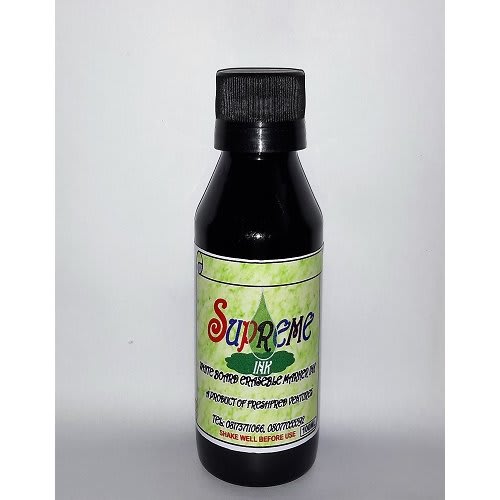 Supreme Refillable Erasable Marker Ink - 100ml - Black