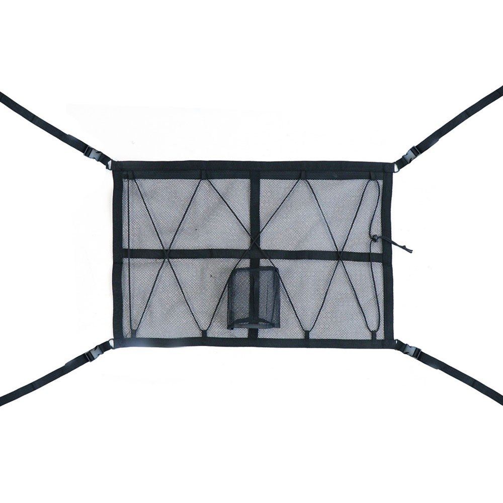 Car Ceiling Storage Bag Double-Layer Adjustable Cargo Net