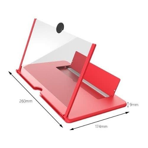 Mobile Phone Screen Magnifier - Red