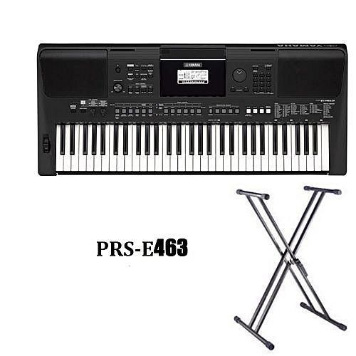 Keyboard PSR-E463 With Keyboard Stand And Adaptor.
