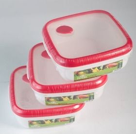 1 Litre Bowls/containers With Steam Vent Cover