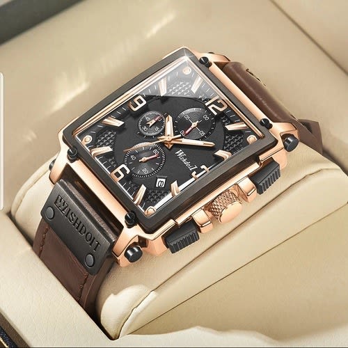 Leather Watch -Brown