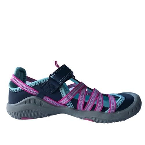 Girl's Open Bump Toe Sneaker Shoe