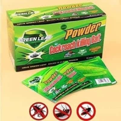 Green Leaf Cockroach/ant Killing Bait Powder - 50 Sachets