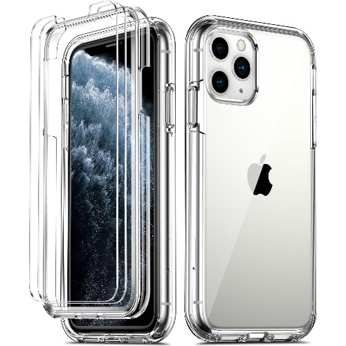 Case And 2 X Tempered Glass Screen Protector Compatible With Iphone 11 Pro Max