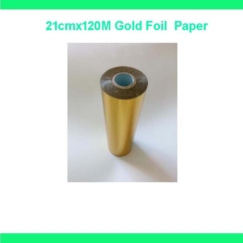1 Roll 8.3"x131yards 21cmx120M Gold Color Hot Stamping Foil