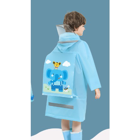Kids Cartoon Raincoat Jacket