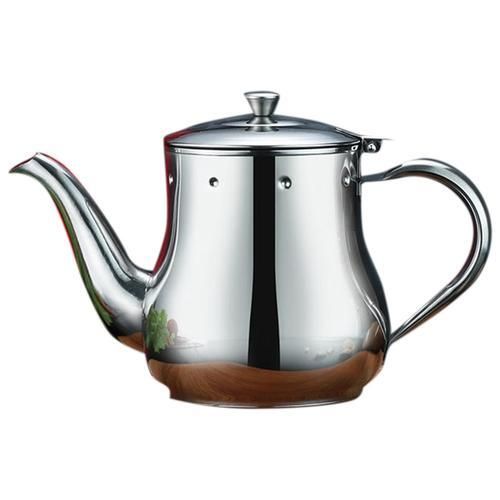 Stainless Steel Teapot With Filter Kitchen Oil Filter Pot Liquid Seasoning Container Coffee Holder Tea Kettle Induction