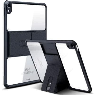 Shockproof Clear Case With Leather Magnetic Stand Case For Ipad Air 5 - 2022 Edition