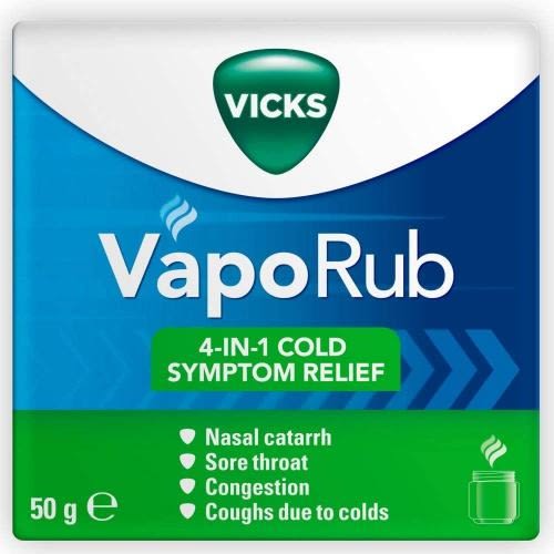 Vaporub 4 In 1 Cold Symptom Relief Rub -50g