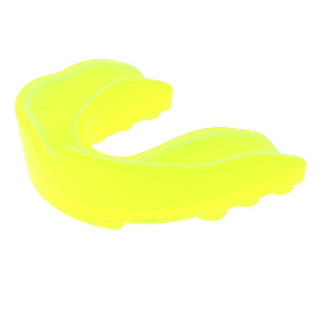 Mouth Guard Teeth Protector For Boxing MMA Football Basketball Yellow