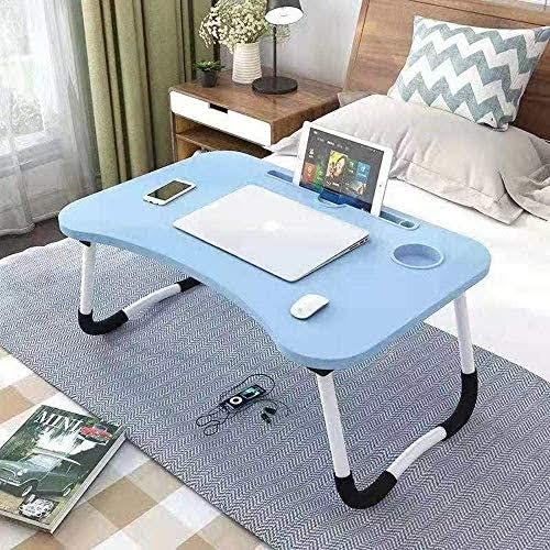 Multifunctional Laptop And Reading Foldable Table - Blue