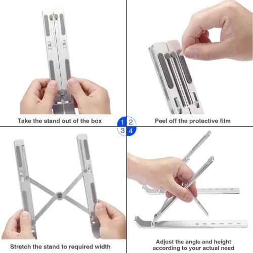 Aluminum Alloy Universal Non Slip Laptop Stand