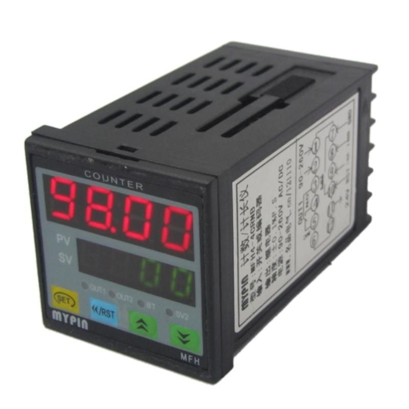4 Digital Counter Length Counter Length Meter Multi-Functional Intelligent 90-260V ACDC Preset Relay Output