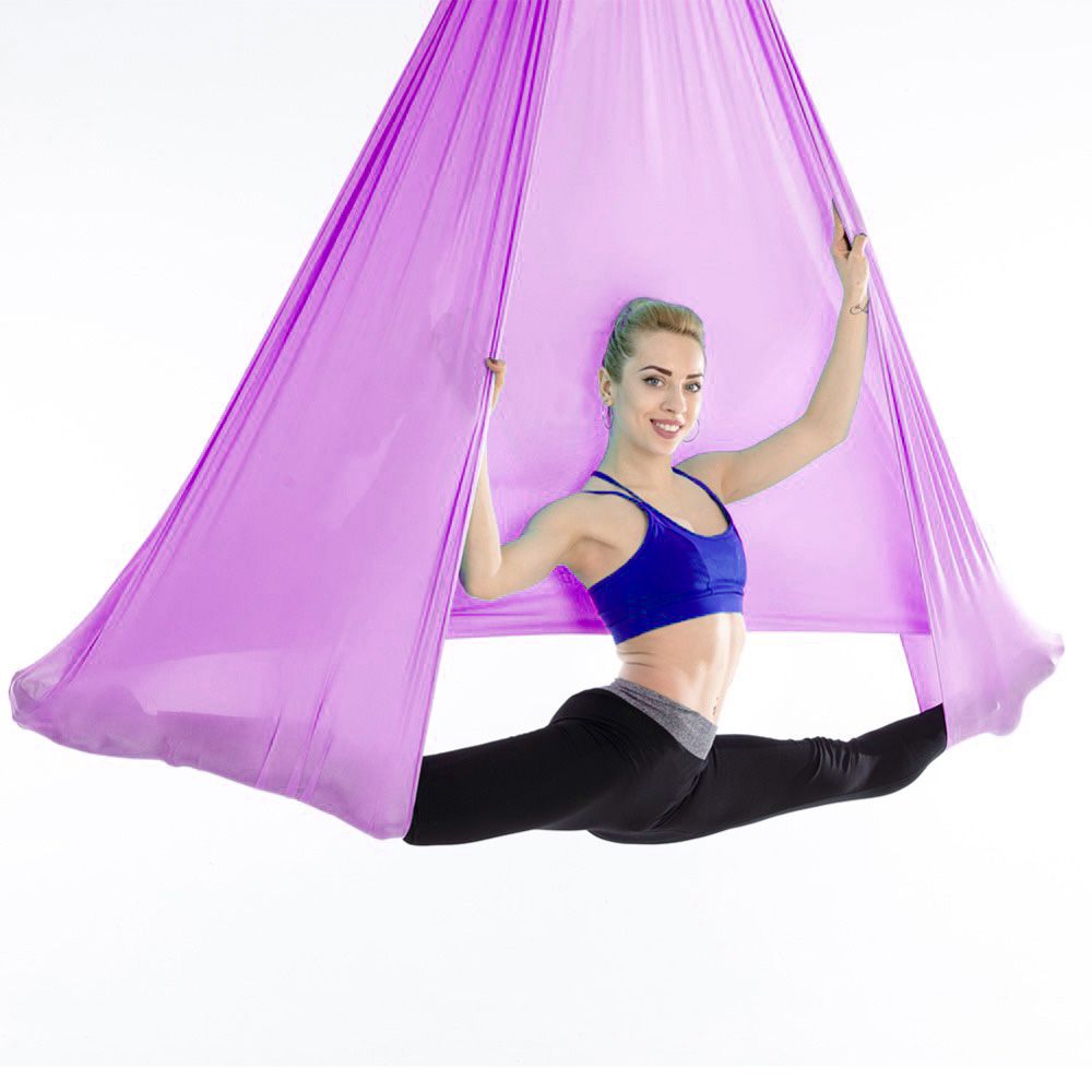 Aerial Yoga Hammock Swing For Antigravity Yoga-Purple