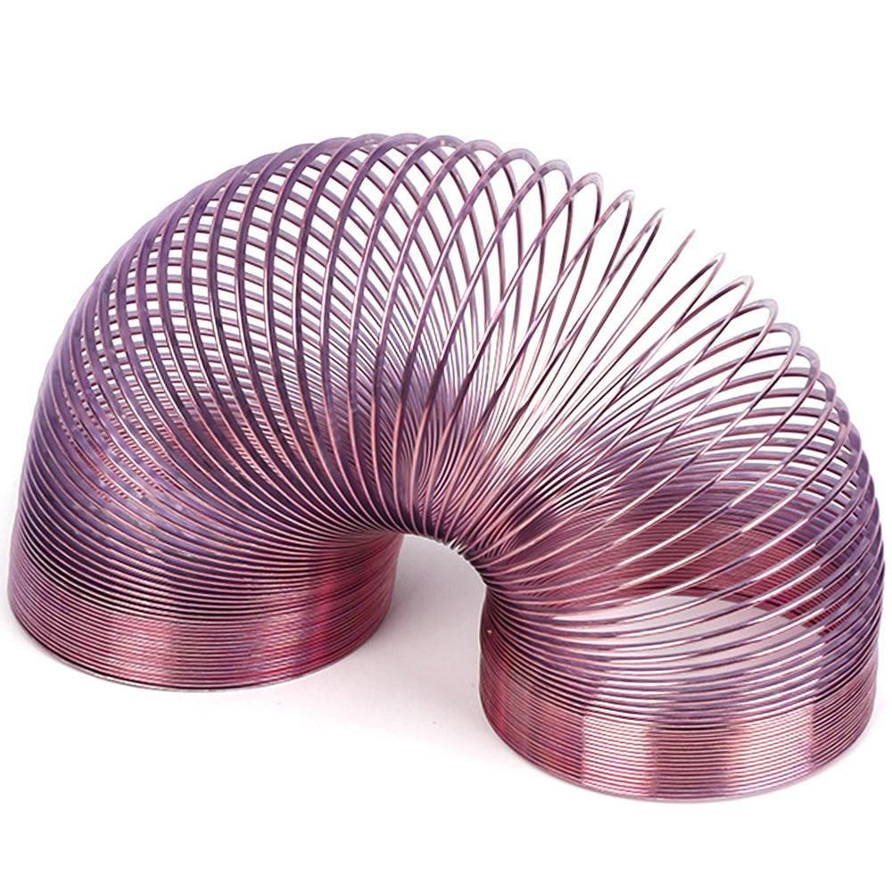 Metal Spring Walking Spring Toy Bulk Metal Coil Spring Toys for Party Stress Relief Small Party Favor,Purple