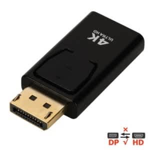 4k Display Port To Hdmi-compatible Adapter