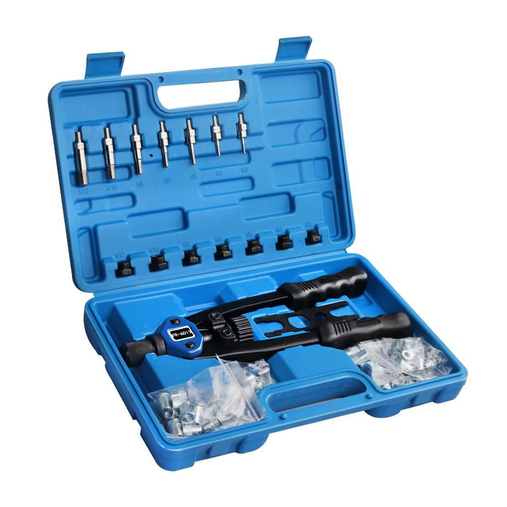 110pcs Labor-saving Hand Riveter Kits Fine Quality Simple Operation Manual Rivet Machine Professional Riveting Tools Set