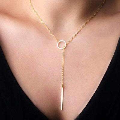 Women Chain Necklace - Gold