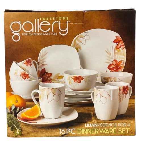 Tabletops Unlimited Lilian Dinnerware Set - 16pcs
