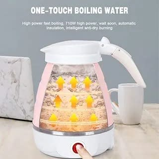 Foldable Silicone Electric Kettle - 680W - 0.5L