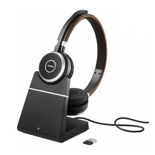 Evolve 65 Stereo Headset With Charging Stand
