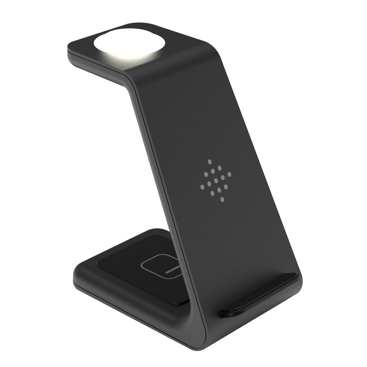 Three-in-One Phonestand Cordless Chargers with Night Light