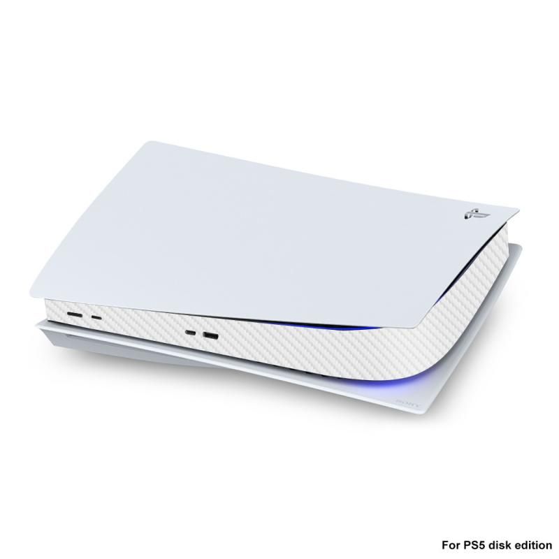 For PS5 Disk Edition Carbon Fiber Skin Sticker Decal Cover For PlayStation 5 Console Console Center Skin Sticker